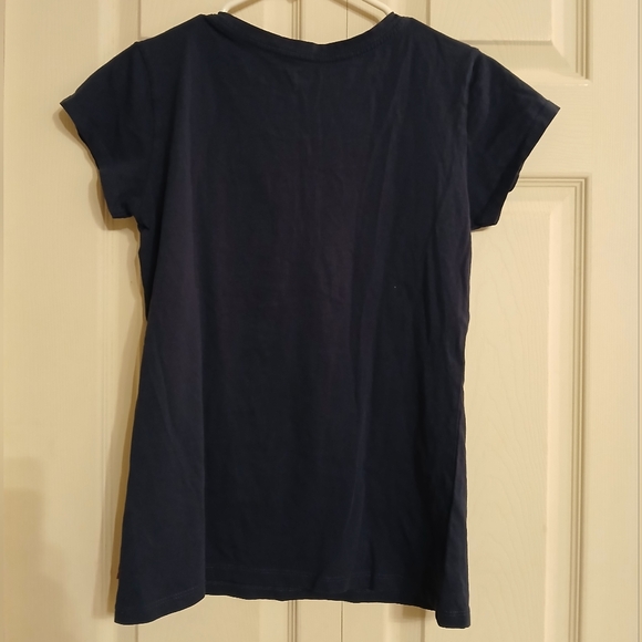 Levi's Navy Blue Cotton T Shirt Size Extra Large (XL) Kids - Picture 4 of 5